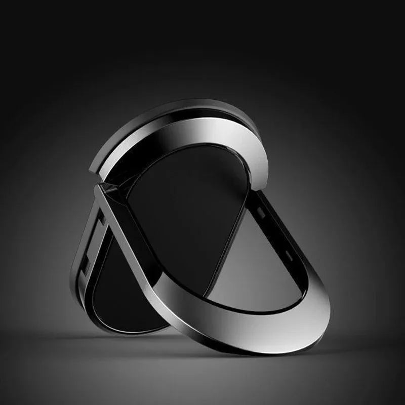Luxury Metal Mobile Phone Socket Holder Universal 360 Degree Rotation Finger Ring Support Magnetic Car Bracket Stand Accessories