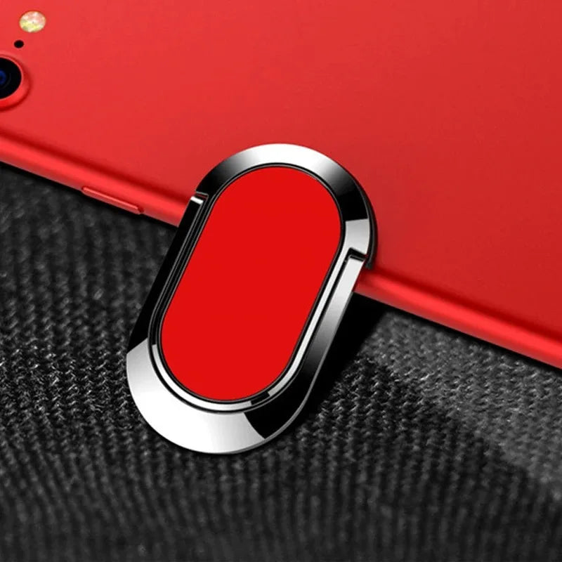 Luxury Metal Mobile Phone Socket Holder Universal 360 Degree Rotation Finger Ring Support Magnetic Car Bracket Stand Accessories